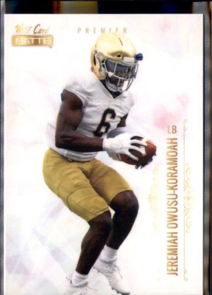 2021 Wild Card Matte #MBC-35 Jeremiah Owusu-Koramoah Retail White