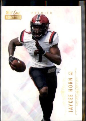 2021 Wild Card Matte #MBC-15 Jaycee Horn Retail White
