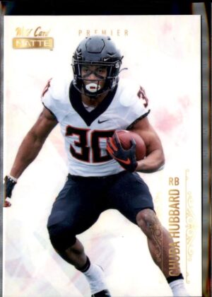 2021 Wild Card Matte #MBC-60 Chuba Hubbard Retail White