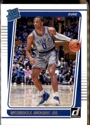2022 Panini Chronicles Draft Picks #24 Wendell Moore Jr. Donruss Rated Rookies