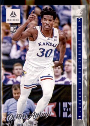 2022 Panini Chronicles Draft Picks #45 Ochai Agbaji Luminance