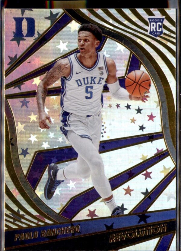 2022 Panini Chronicles Draft Picks #3 Paolo Banchero Revolution