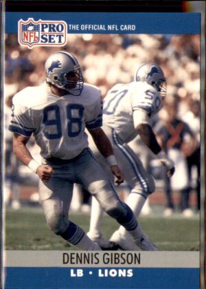 1990 Pro Set #495 Dennis Gibson