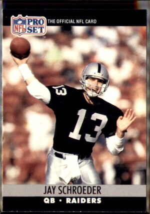 1990 Pro Set #548 Jay Schroeder