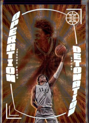 2021-22 Panini Illusions #19 Joshua Primo Operation Detonation Orange
