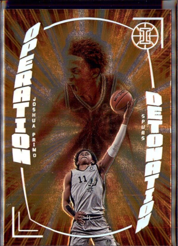 2021-22 Panini Illusions #19 Joshua Primo Operation Detonation Orange
