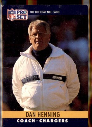 1990 Pro Set FACT Cincinnati #283 Dan Henning