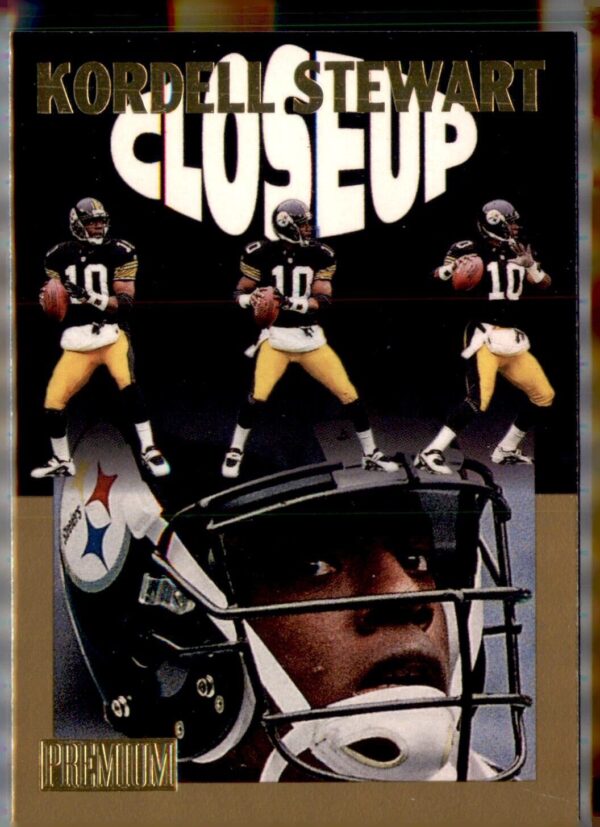 1997 SkyBox Premium #6 CU Kordell Stewart Close Ups