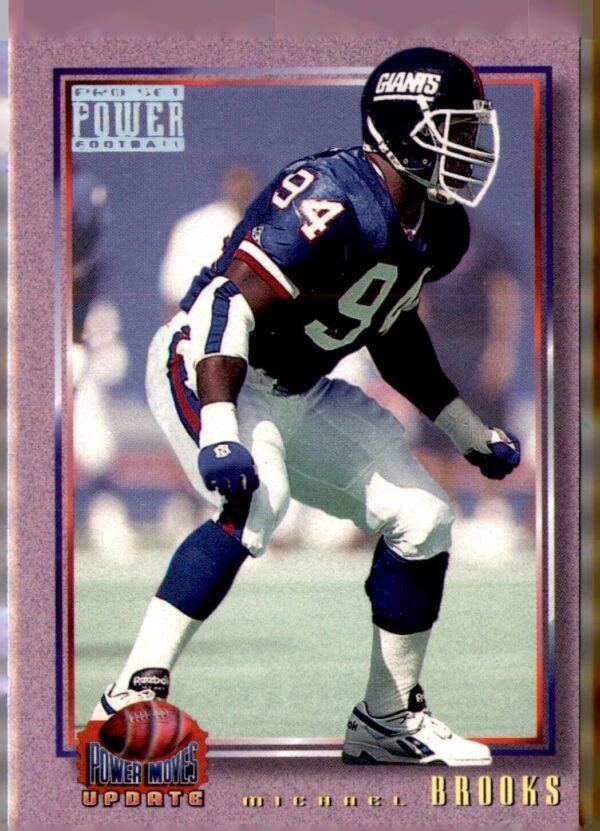 1993 Pro Set Power Update: Power Moves #PMUD44 Michael Brooks
