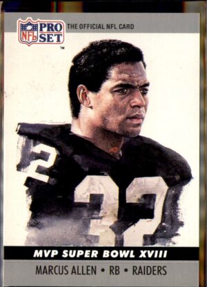 1990 Pro Set #18 Marcus Allen Super Bowl MVP Collectibles
