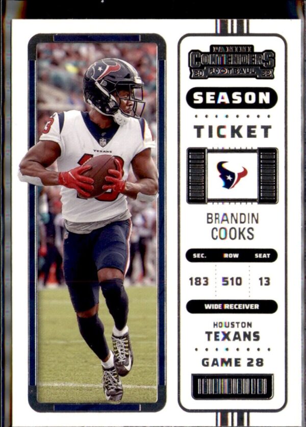 2022 Panini Contenders #38 Brandin Cooks