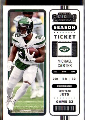 2022 Panini Contenders #92 Michael Carter