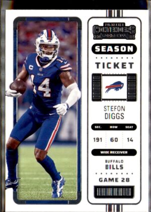 2022 Panini Contenders #12 Stefon Diggs