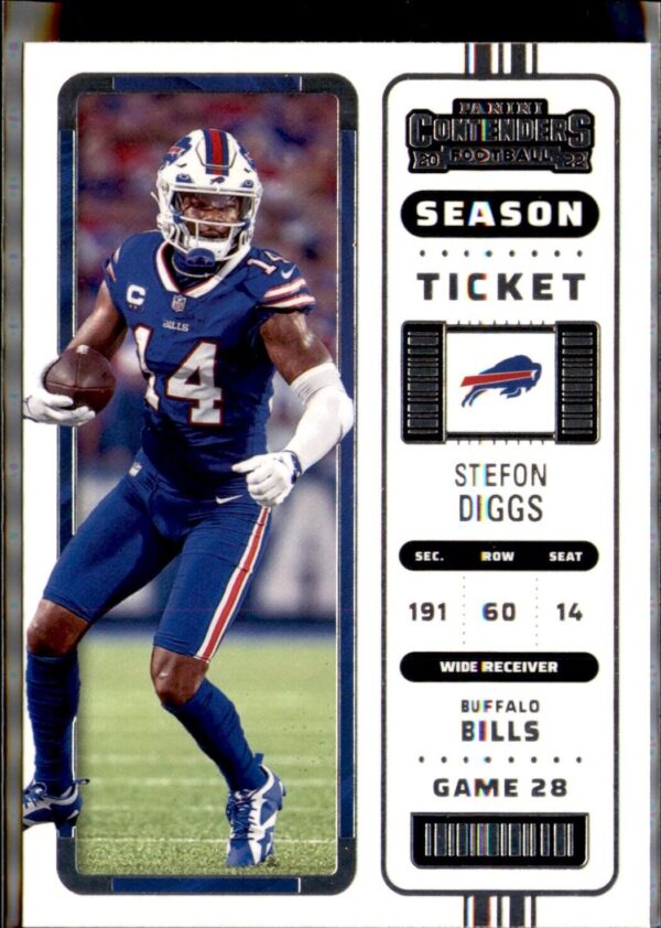 2022 Panini Contenders #12 Stefon Diggs