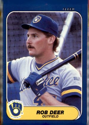 1986 Fleer Update #U-33 Rob Deer