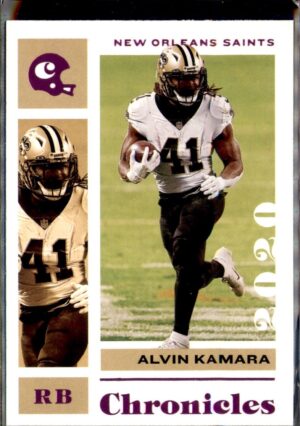 2020 Panini Chronicles #68 Alvin Kamara Pink