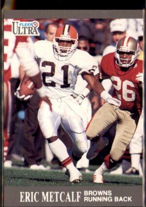 1991 Ultra #32a Eric Metcalf