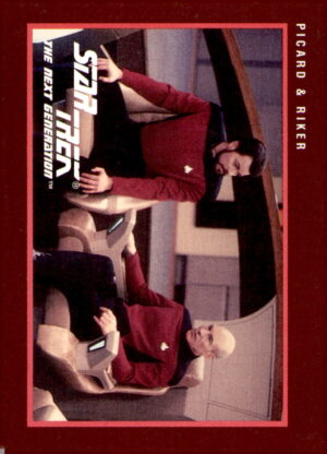 1991 Impel Star Trek 25th Anniversary #268 Picard & Riker