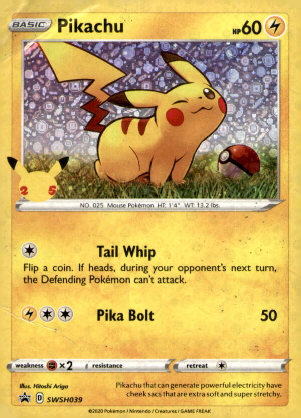Miscellaneous Cards & Products #SWSH039 Pikachu (General Mills)