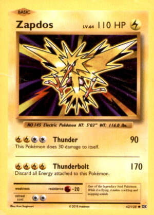 XY - Evolutions #42/108 Zapdos