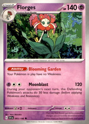 SV01: Scarlet & Violet Base Set #093/198 Florges
