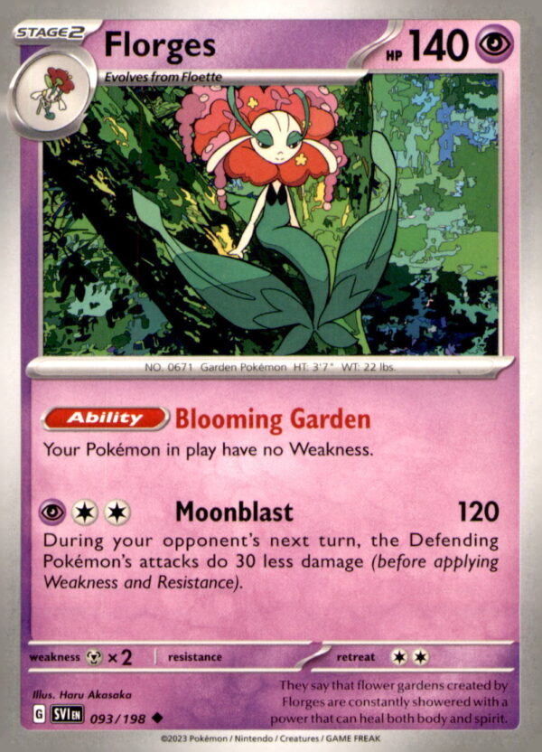 SV01: Scarlet & Violet Base Set #093/198 Florges