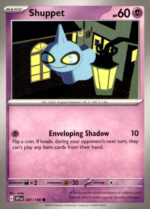 SV01: Scarlet & Violet Base Set #087/198 Shuppet