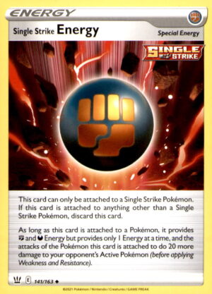 SWSH05: Battle Styles #141/163 Single Strike Energy