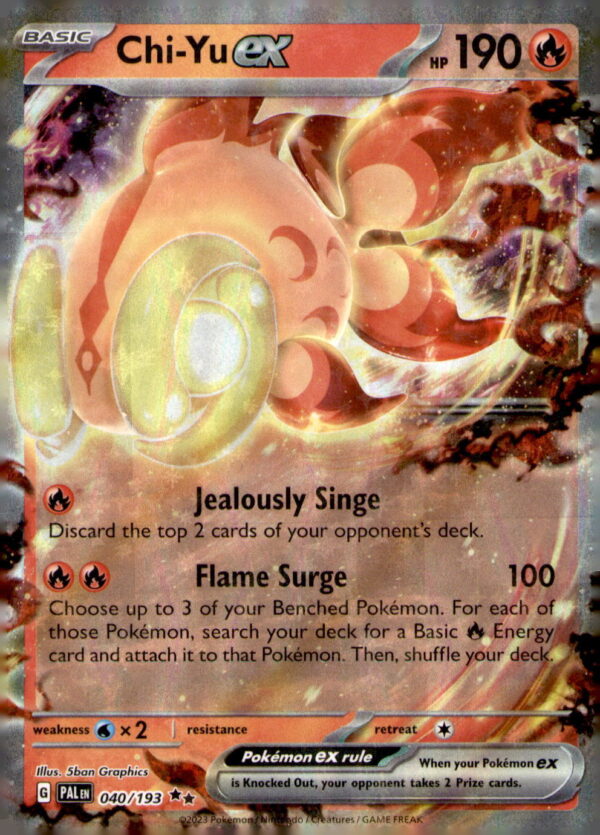 SV02: Paldea Evolved #040/193 Chi-Yu ex