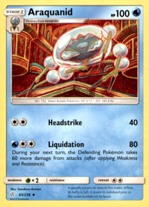 SM - Cosmic Eclipse #65/236 Araquanid