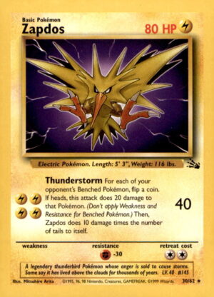 Fossil #30/62 Zapdos (30)
