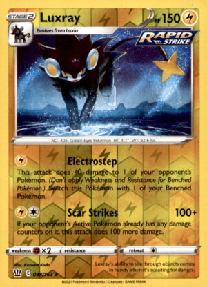 SWSH05: Battle Styles #048/163 Luxray