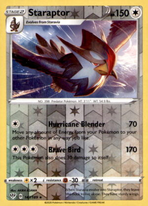 SWSH03: Darkness Ablaze #147/189 Staraptor