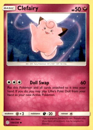 SM - Cosmic Eclipse #144/236 Clefairy