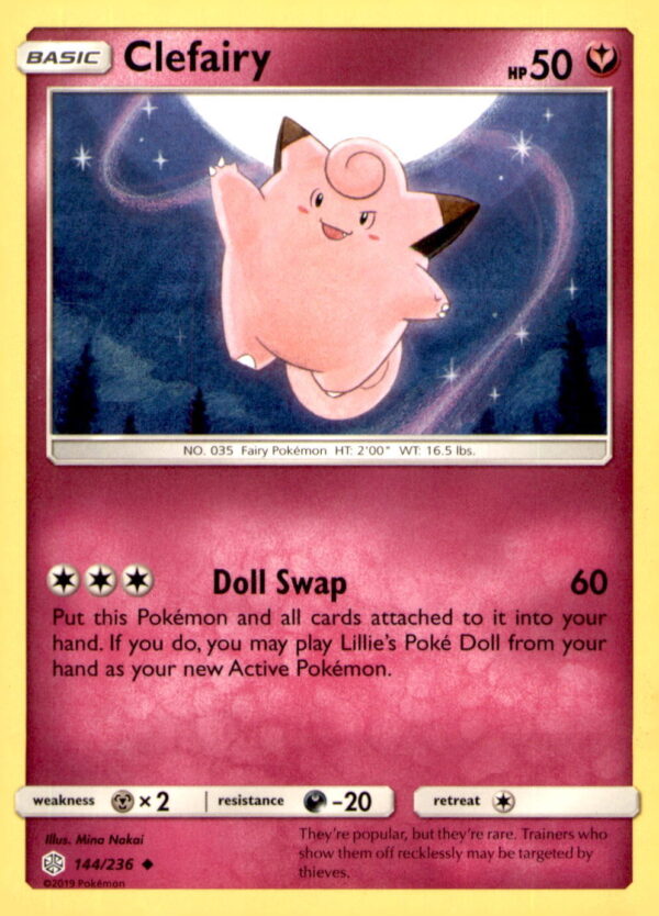 SM - Cosmic Eclipse #144/236 Clefairy