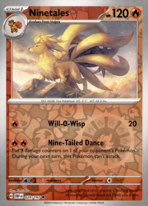 SV03: Obsidian Flames #029/197 Ninetales