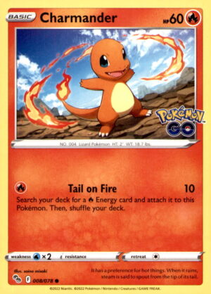 Pokemon GO #008/078 Charmander