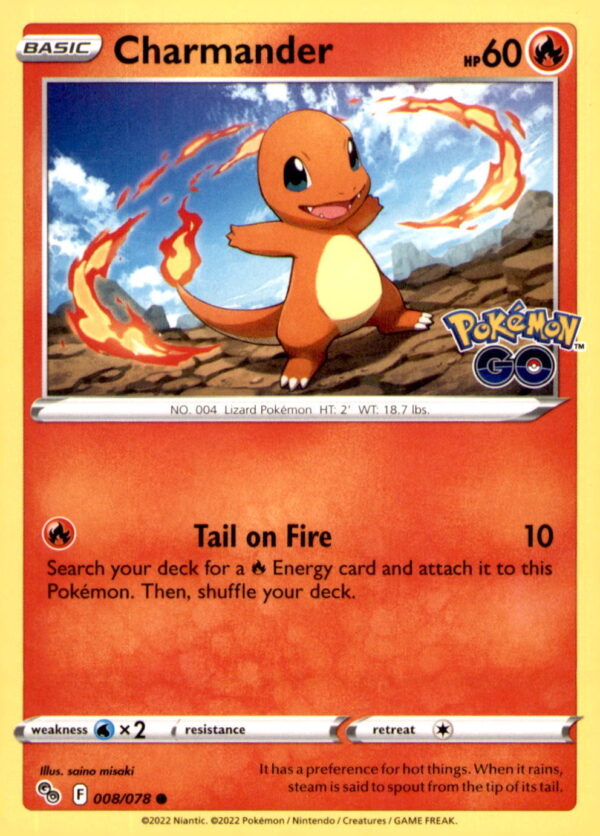 Pokemon GO #008/078 Charmander