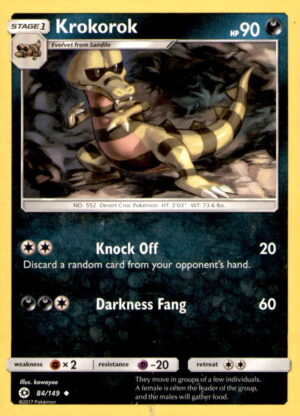 SM Base Set #84/149 Krokorok