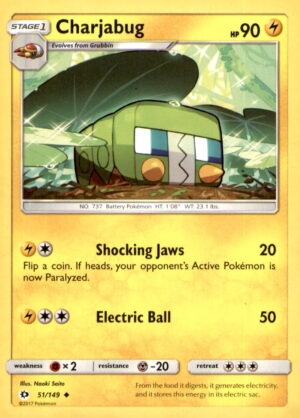 SM Base Set #51/149 Charjabug