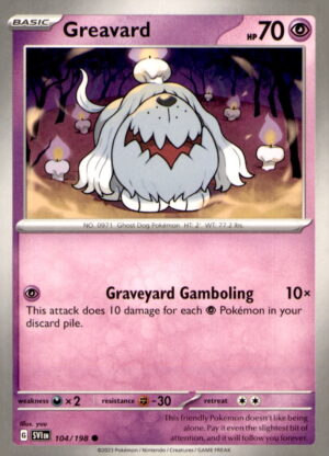 SV01: Scarlet & Violet Base Set #104/198 Greavard