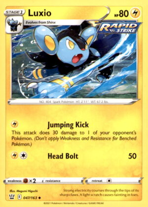SWSH05: Battle Styles #047/163 Luxio