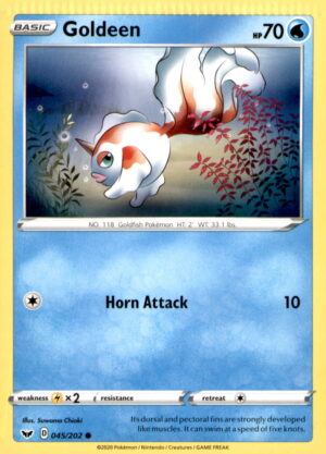 SWSH01: Sword & Shield Base Set #045/202 Goldeen (045)