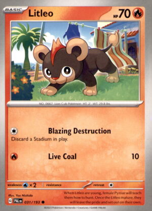 SV02: Paldea Evolved #031/193 Litleo