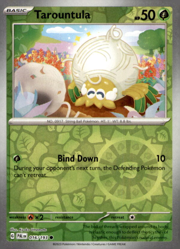 SV02: Paldea Evolved #016/193 Tarountula