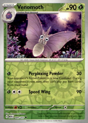 SV: Scarlet & Violet 151 #049/165 Venomoth