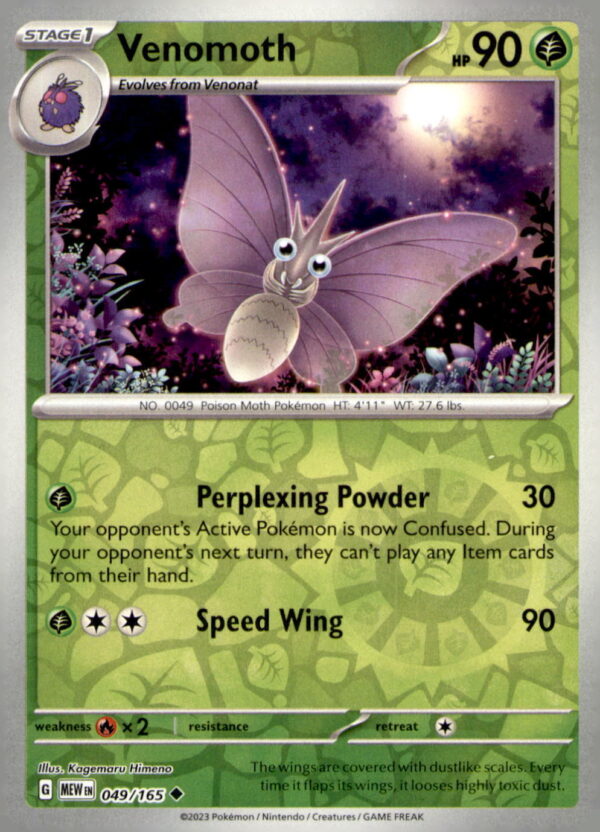 SV: Scarlet & Violet 151 #049/165 Venomoth