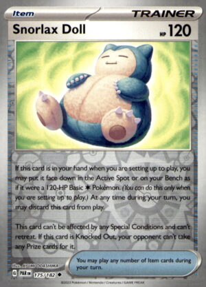 SV04: Paradox Rift #175/182 Snorlax Doll