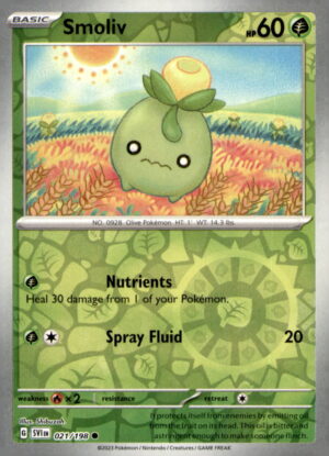 SV01: Scarlet & Violet Base Set #021/198 Smoliv