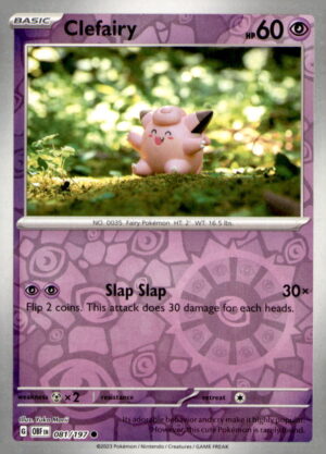 SV03: Obsidian Flames #081/197 Clefairy